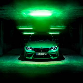 BMW 4k light wallpaper
