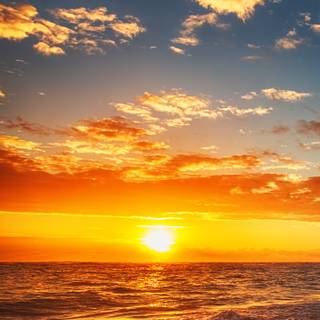 Beach sunset phone wallpaper