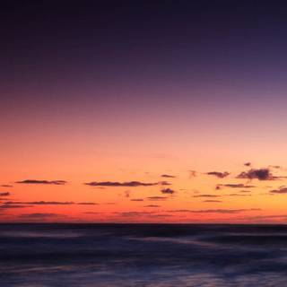 Beach sunset phone wallpaper