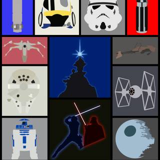 Star Wars logo iPhone wallpaper