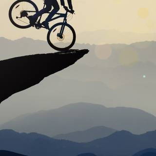 Mountain bike phone wallpaper