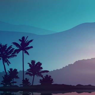 Palm iPhone wallpaper