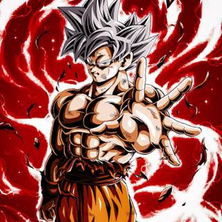 Mui Goku iPhone wallpaper
