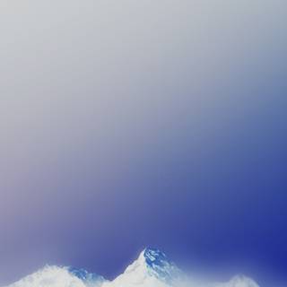 Blue minimalist iPhone wallpaper