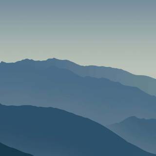 Blue minimalist iPhone wallpaper