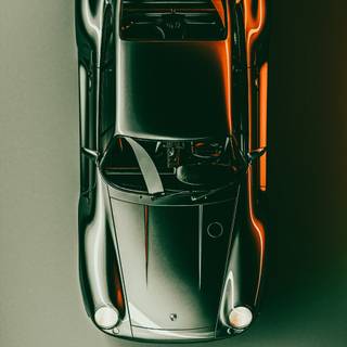 Green car phone wallpaper