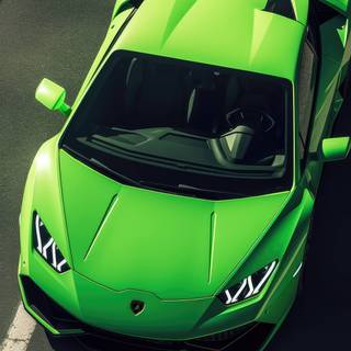 Green car phone wallpaper