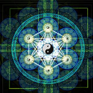 Dark geometry wallpaper