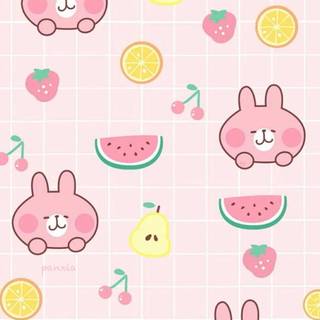 Bunny collage wallpaper