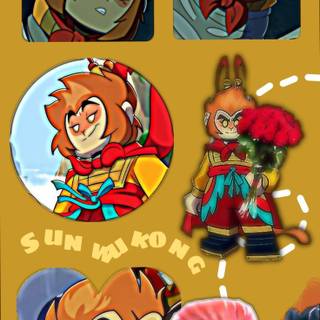 Lego Monkey King wallpaper
