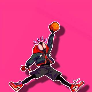 Miles Morales basketball wallpaper