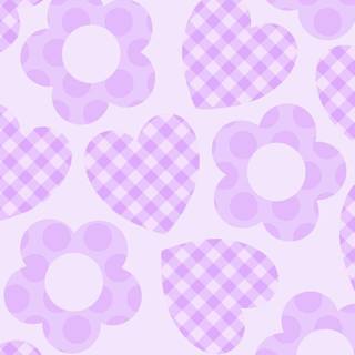 Lilac coquette wallpaper