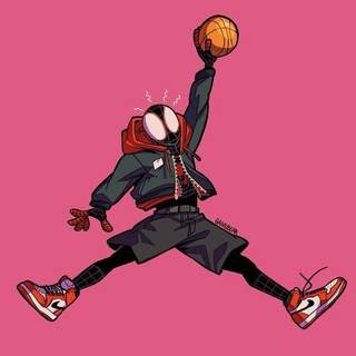 Miles Morales basketball wallpaper