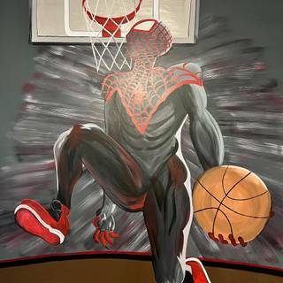 Miles Morales basketball wallpaper