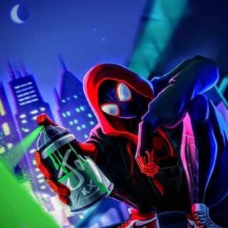 Miles Morales basketball wallpaper