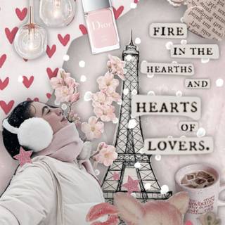 Coquette winter wallpaper