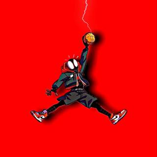 Miles Morales basketball wallpaper
