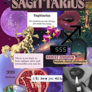 Sagittarius vibes wallpaper