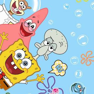 Cool Spongebob iPhone wallpaper