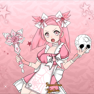 Magical girl pink wallpaper