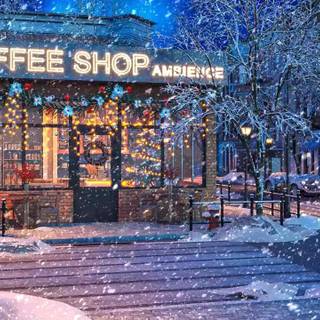 Blue winter relax wallpaper