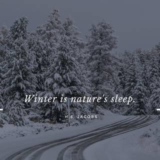 Winter scenery desktop wallpaper