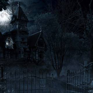 Dark haunted wallpaper