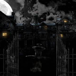 Dark haunted wallpaper