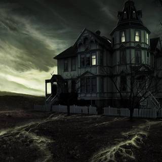 Dark haunted wallpaper