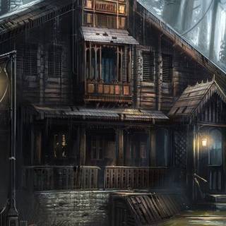 Dark haunted wallpaper