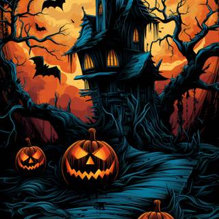 Dark haunted wallpaper