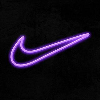Neon purple Nike wallpaper