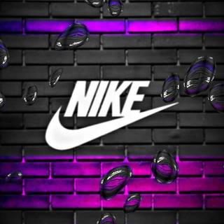 Neon purple Nike wallpaper