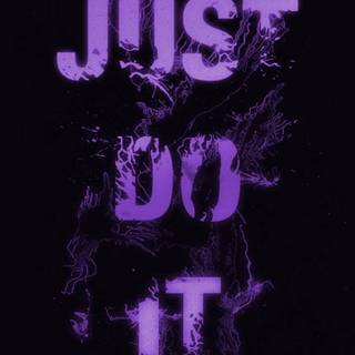 Neon purple Nike wallpaper