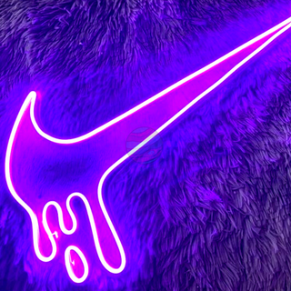 Neon purple Nike wallpaper