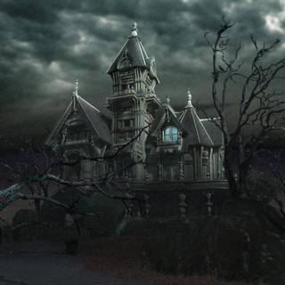 Dark haunted wallpaper