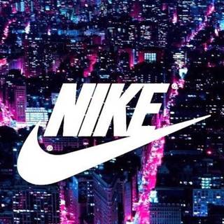 Neon purple Nike wallpaper