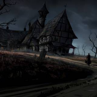Dark haunted wallpaper
