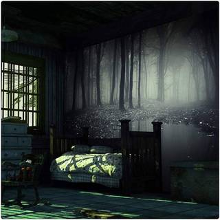 Dark haunted wallpaper