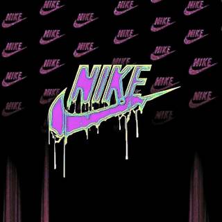 Neon purple Nike wallpaper