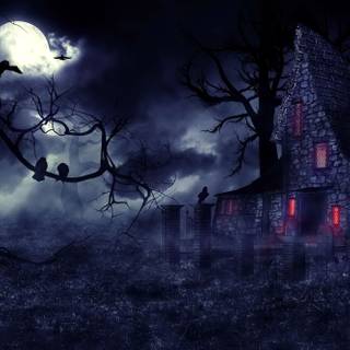 Dark haunted wallpaper