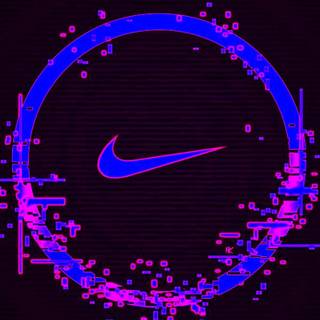 Neon purple Nike wallpaper