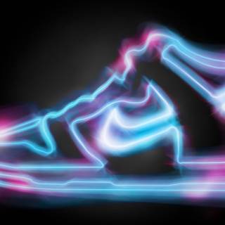Neon purple Nike wallpaper
