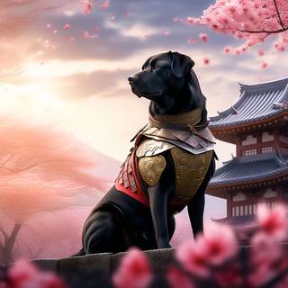 Ninja dog wallpaper