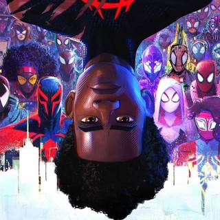 Spider-Verse phone wallpaper