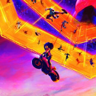 Spider-Verse phone wallpaper