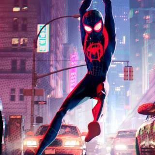 Spider-Verse phone wallpaper