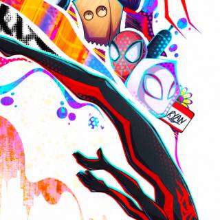 Spider-Verse phone wallpaper