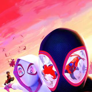 Spider-Verse phone wallpaper