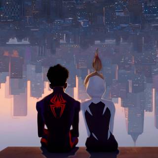 Spider-Verse phone wallpaper